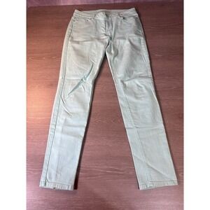 Michael Kors Womens Mint Green Skinny Jeans Size 8 Stretch Denim Slim Fit Pants
